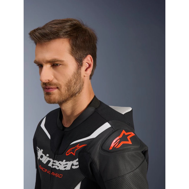 Mono ALPINESTARS GP FORCE V2 2pc Black/White/Red Fluo