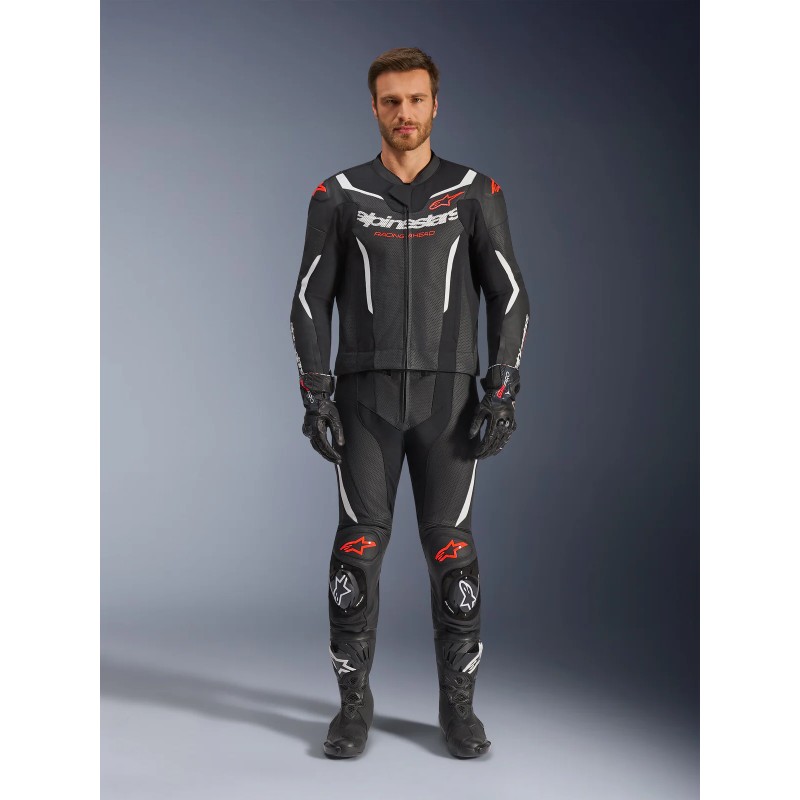 Mono ALPINESTARS GP FORCE V2 2pc Black/White/Red Fluo