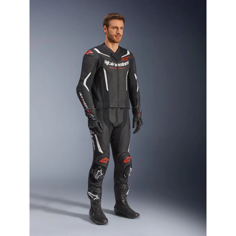 Mono ALPINESTARS GP FORCE V2 2pc Black/White/Red Fluo