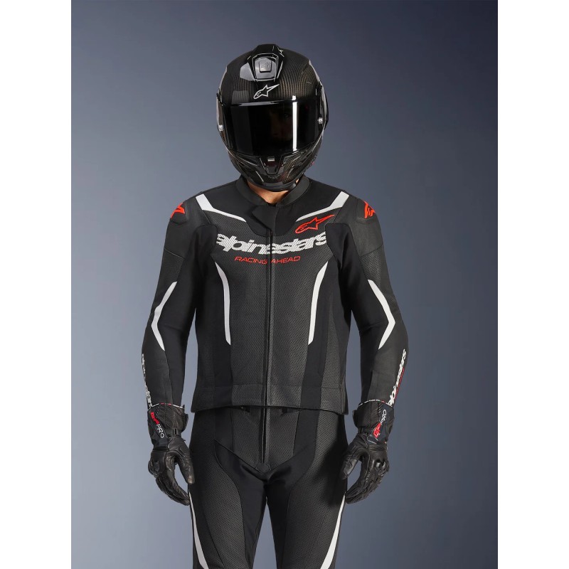 Mono ALPINESTARS GP FORCE V2 2pc Black/White/Red Fluo