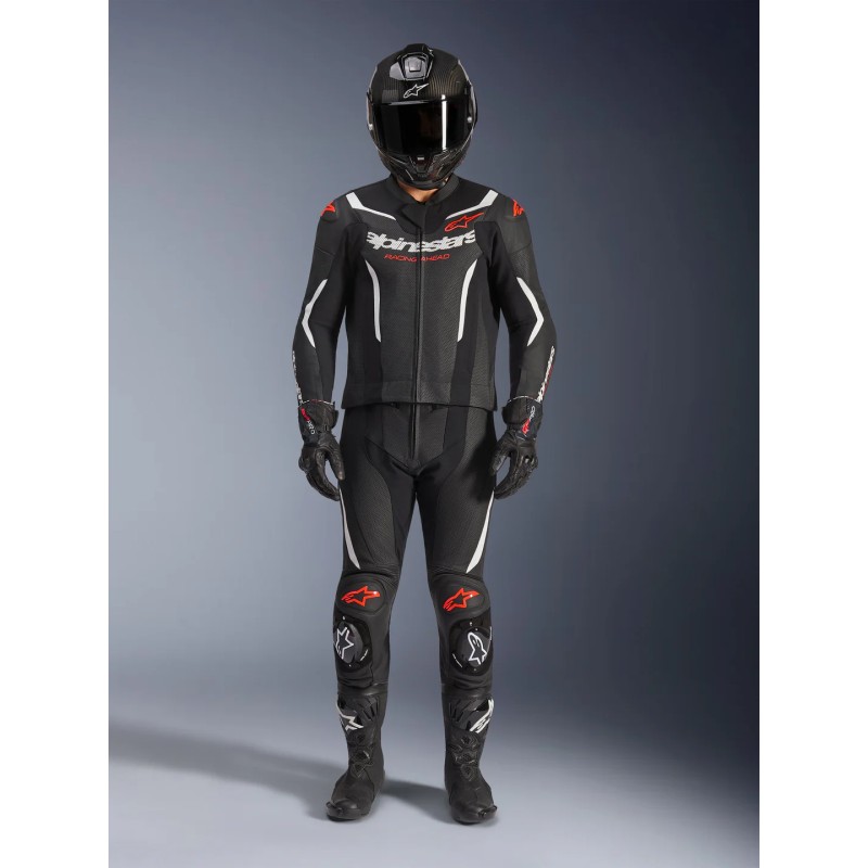 Mono ALPINESTARS GP FORCE V2 2pc Black/White/Red Fluo