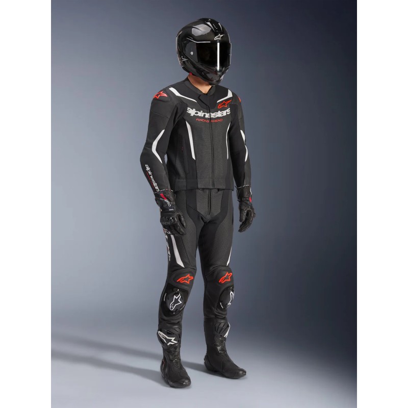 Mono ALPINESTARS GP FORCE V2 2pc Black/White/Red Fluo
