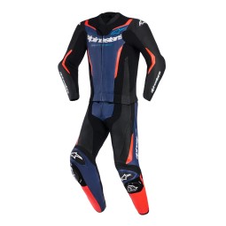 Mono ALPINESTARS GP FORCE V2 2pc Black/Blue/Red Fluo