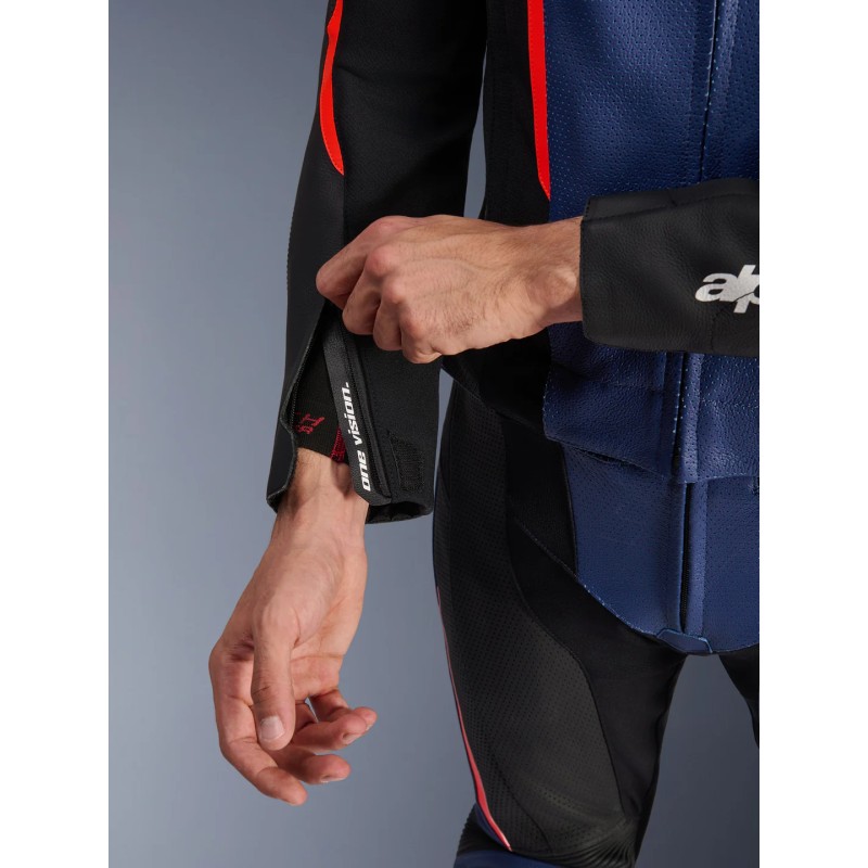 Mono ALPINESTARS GP FORCE V2 2pc Black/Blue/Red Fluo