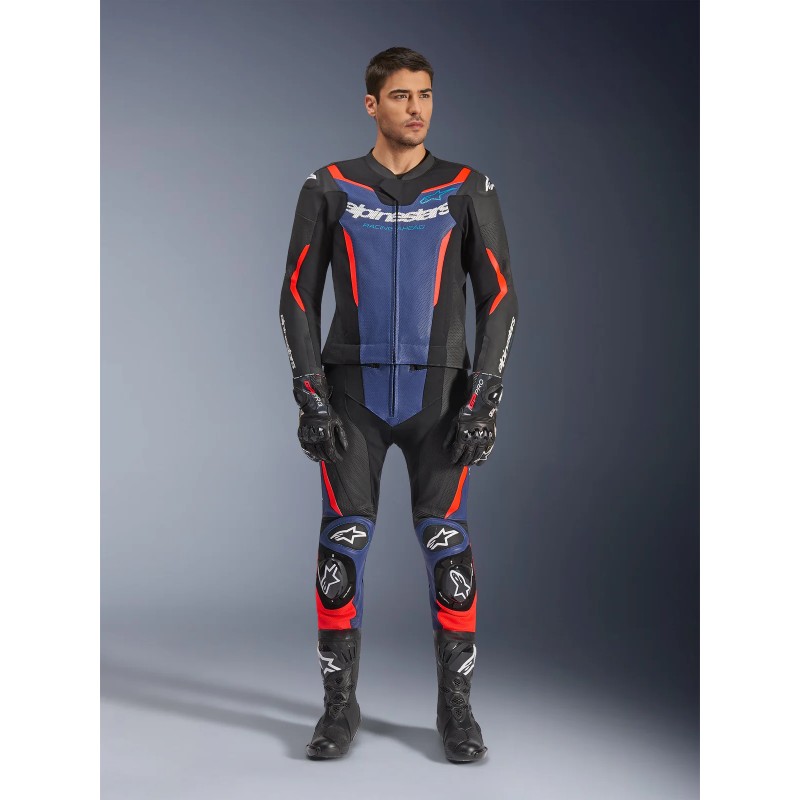Mono ALPINESTARS GP FORCE V2 2pc Black/Blue/Red Fluo