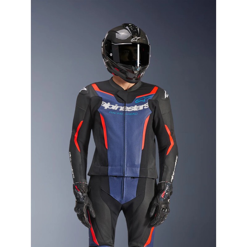 Mono ALPINESTARS GP FORCE V2 2pc Black/Blue/Red Fluo