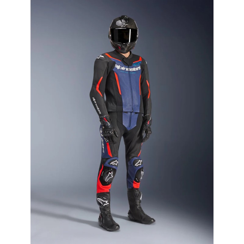Mono ALPINESTARS GP FORCE V2 2pc Black/Blue/Red Fluo
