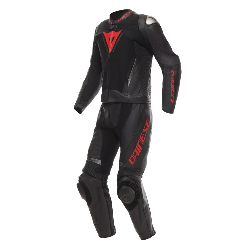 Mono DAINESE DEMON SPRINT perf 2pc Black/Black/Red-Lava - 13562