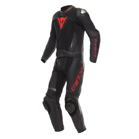Mono DAINESE DEMON SPRINT perf 2pc Black/Black/Red-Lava