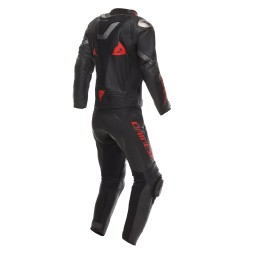 Mono DAINESE DEMON SPRINT perf 2pc Black/Black/Red-Lava