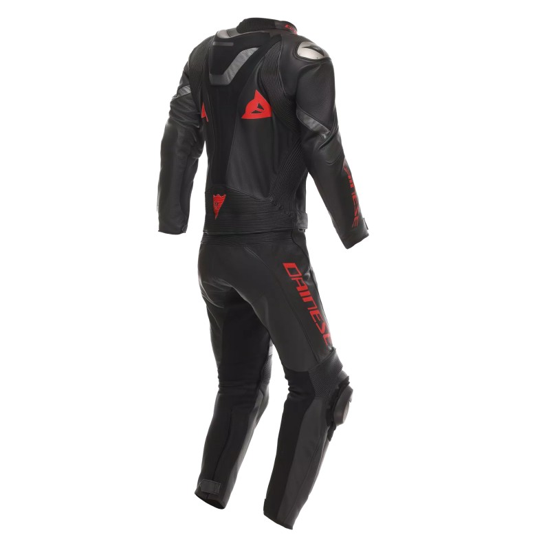 Mono DAINESE DEMON SPRINT perf 2pc Black/Black/Red-Lava