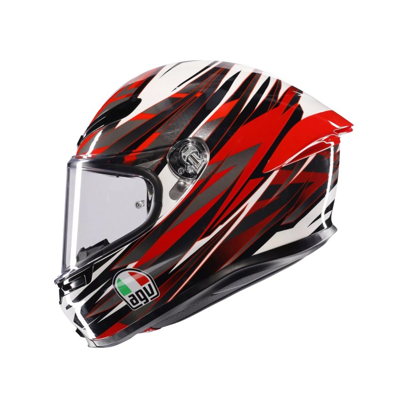 Casco AGV K6 S E2206 Reeval White/Red/Grey