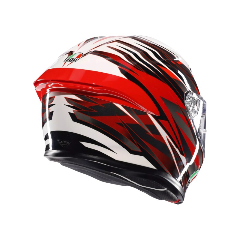 Casco AGV K6 S E2206 Reeval White/Red/Grey