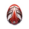 Casco AGV K6 S E2206 Reeval White/Red/Grey - 13604
