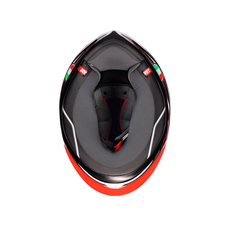 Casco AGV K6 S E2206 Reeval White/Red/Grey
