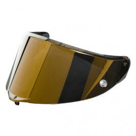 AGV VISOR RACE 3 IRIDIUM GOLD