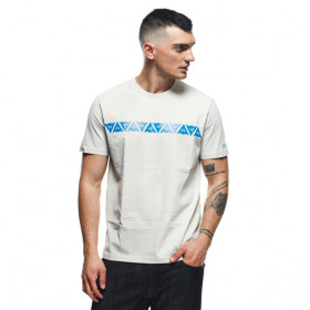 Camiseta DAINESE STRIPES light-gray/directoire-blue