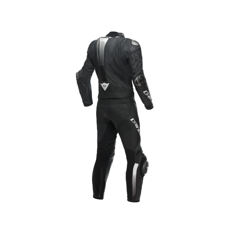 Mono LAGUNA SECA 5 2PC PERF. LEATHER SUIT black/white