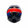 Casco AGV K6 S AGV SLASHCUT BLACK BLUE RED - 7058