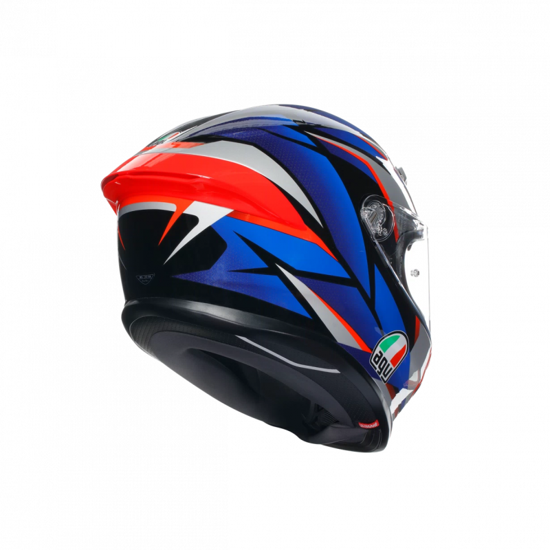 Casco AGV K6 S AGV SLASHCUT BLACK BLUE RED