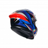 Casco AGV K6 S AGV SLASHCUT BLACK BLUE RED - 7571