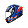 Casco AGV K6 S AGV SLASHCUT BLACK BLUE RED - 7573