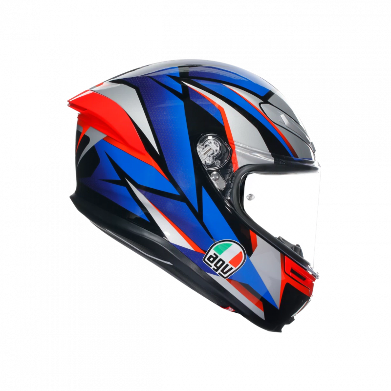 Casco AGV K6 S AGV SLASHCUT BLACK/BLUE/RED