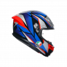 Casco AGV K6 S AGV SLASHCUT BLACK BLUE RED - 7574