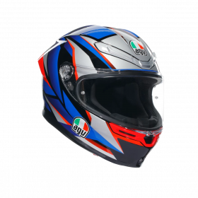 Casco AGV K6 S AGV SLASHCUT BLACK BLUE RED
