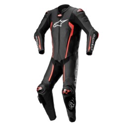Mono ALPINESTARS MISSILE V2 LEATHER 1PC Negro/rojo fl