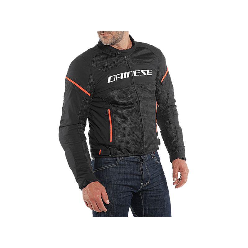 AIR FRAME D1 TEX JACKET Black/white/fluo red