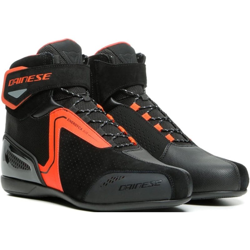 Botas DAINESE ENERGYCA AIR SHOES Black/Fluo red - 8101 Botas DAINESE ENERGYCA AIR SHOES Black/Fluo red - 8101