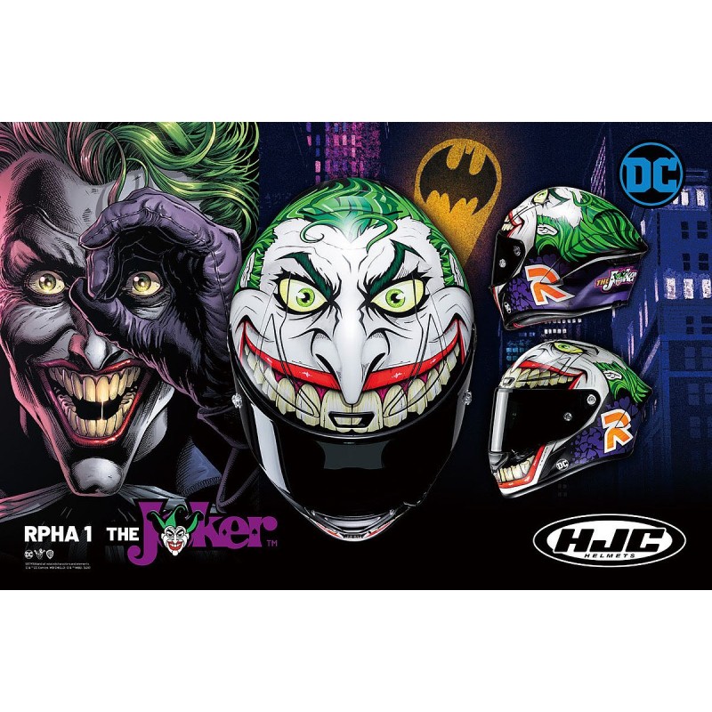 Casco HJC RPHA1 JOKER DC COMICS mc48sf