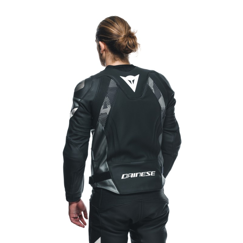 Chaqueta DAINESE AVRO 5 LEATHER JACKET Black/white/anthracite