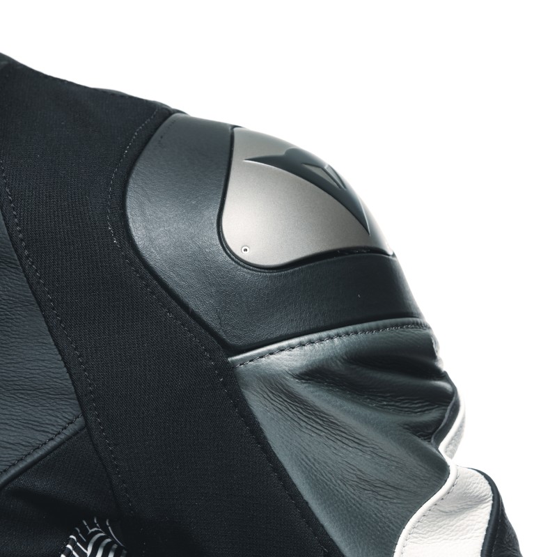 Chaqueta DAINESE AVRO 5 LEATHER JACKET Black/white/anthracite