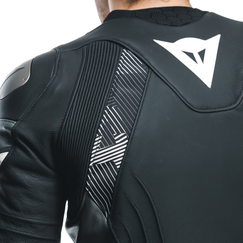 Chaqueta DAINESE AVRO 5 LEATHER JACKET Black/white/anthracite