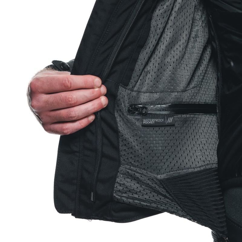 Chaqueta DAINESE AVRO 5 LEATHER JACKET Black/white/anthracite