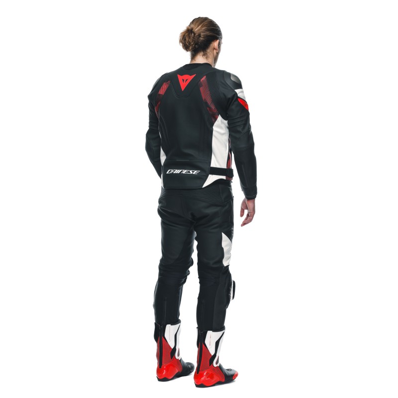 Chaqueta DAINESE AVRO 5 LEATHER JACKET Black/red lava