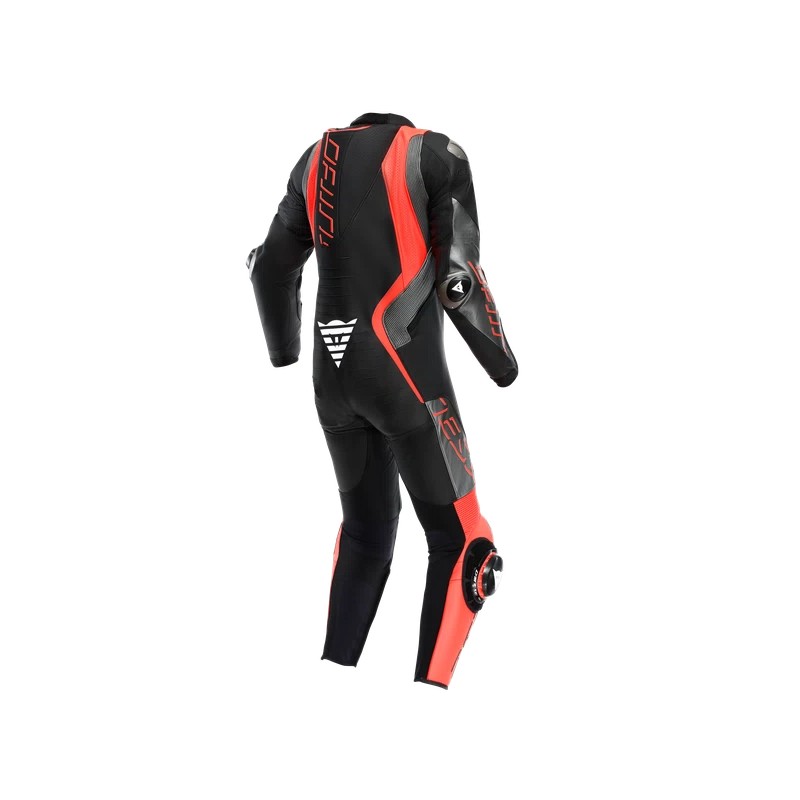 Mono DAINESE AUDAX 1PC PERF LEATHER black/red fl
