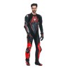 Mono DAINESE AUDAX 1PC PERF LEATHER black/red fl - 9156