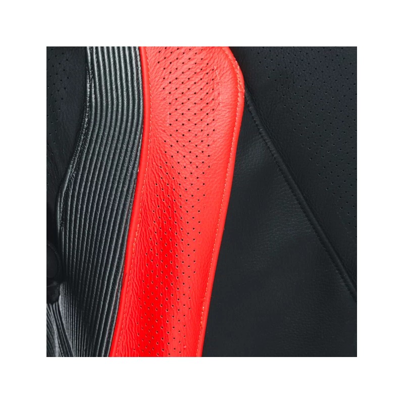 Mono DAINESE AUDAX 1PC PERF LEATHER black/red fl