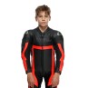 Mono junior DAINESE GEN-Z 1pc Black/red fluo - 9223
