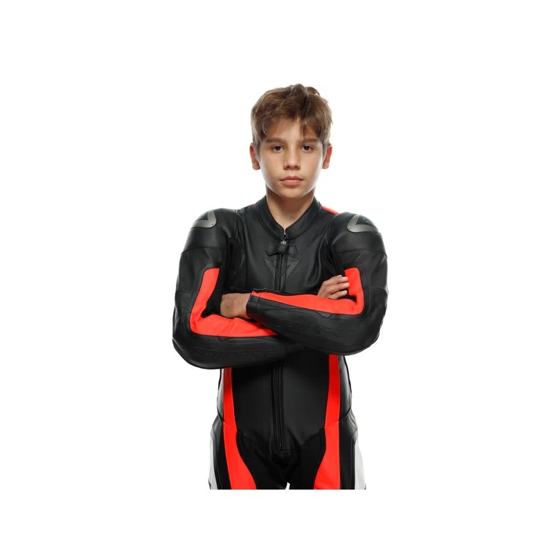 Mono junior DAINESE GEN-Z 1pc Black/red fluo