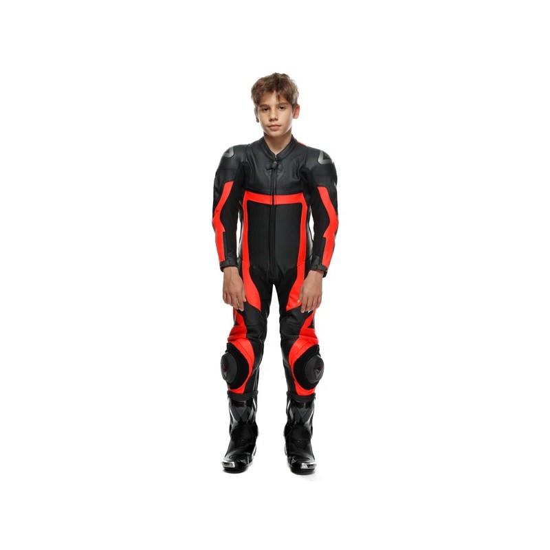 Mono junior DAINESE GEN-Z 1pc Black/red fluo