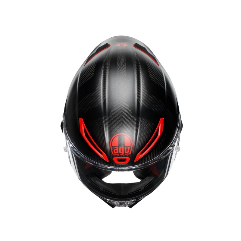Casco AGV PISTA GP RR INTREPIDO Carbon/blk/red