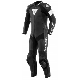 Mono DAINESE TOSA LEATHER 1PC PERF Negro/blanco