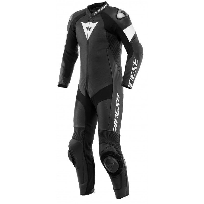 Mono DAINESE TOSA LEATHER 1PC PERF Negro/blanco - 9527