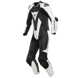 Mono DAINESE LAGUNA SECA 5 1PC PERF. LEATHER SUIT White/black